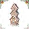 Glitzhome® 18.5" Lighted Resin Christmas Gingerbread House Table Decor